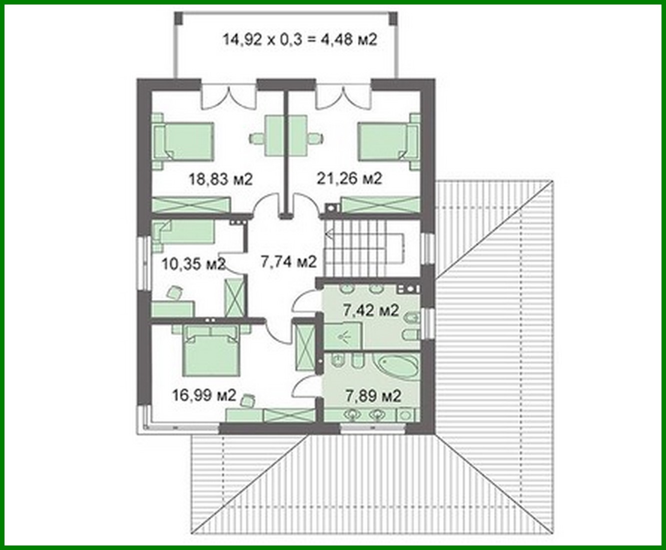 Visualization gallery - Modern residential building with an area of ​​230 m2