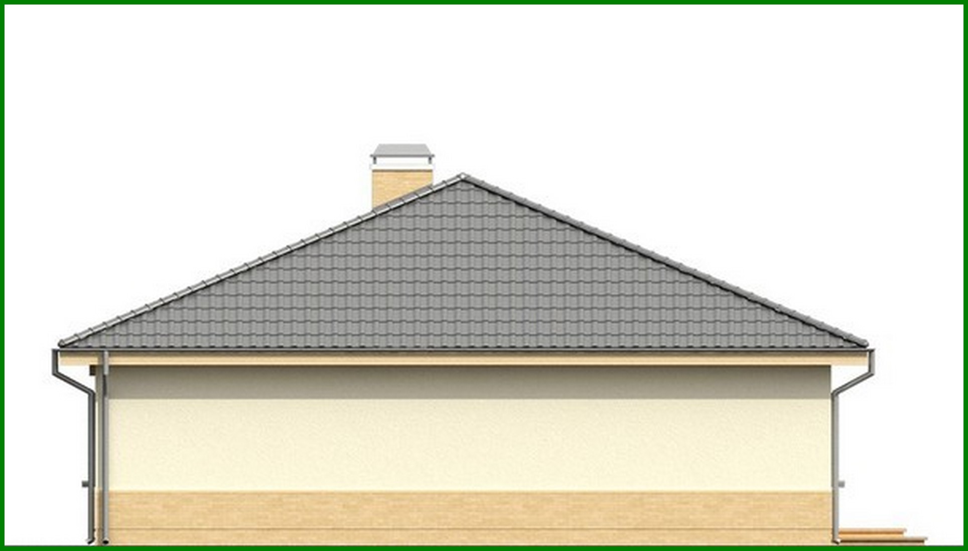 Visualization gallery - House project with a corner window in the kitchen