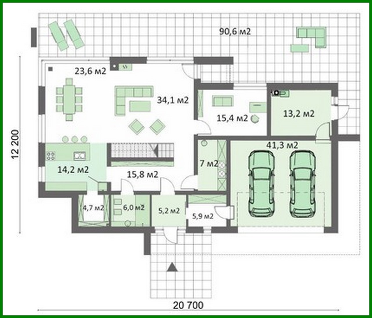 Visualization gallery - Beautiful two-story house with five bedrooms