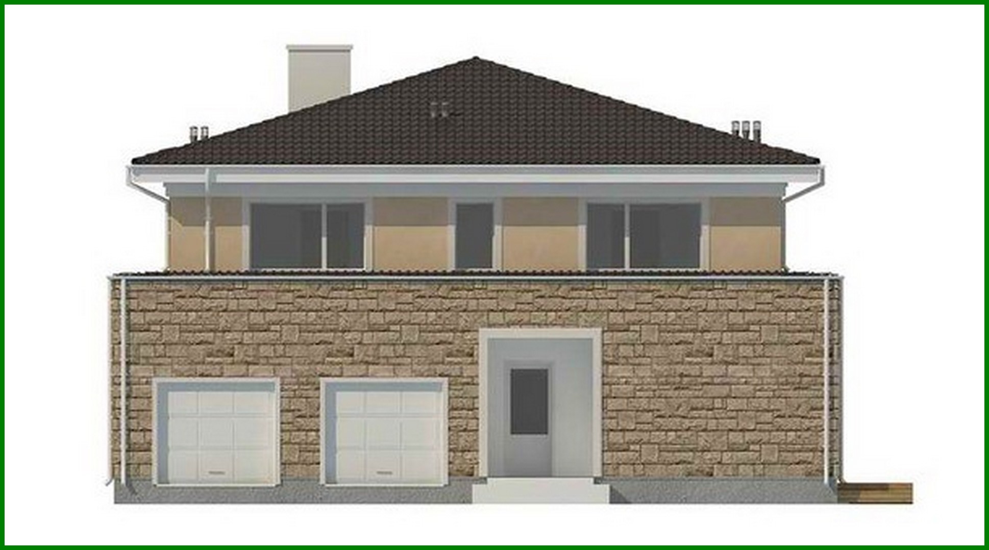 Visualization gallery - Design of a classic villa with a billiard room and sauna