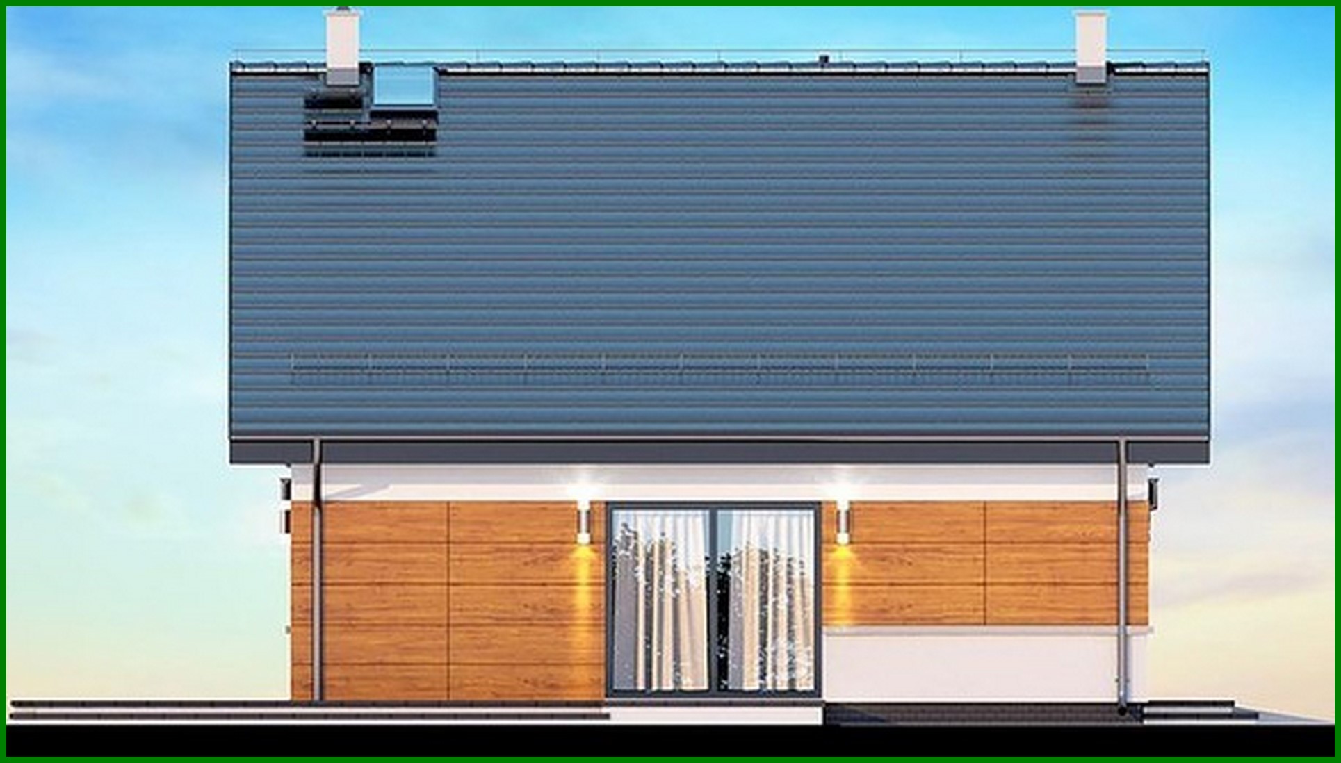 Visualization gallery - Elegant residential building with cozy balconies