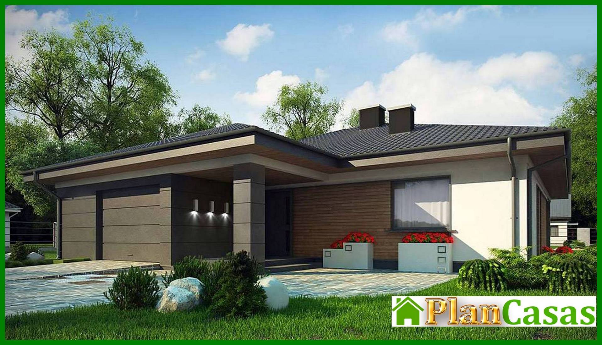 Visualization gallery - One-floor house