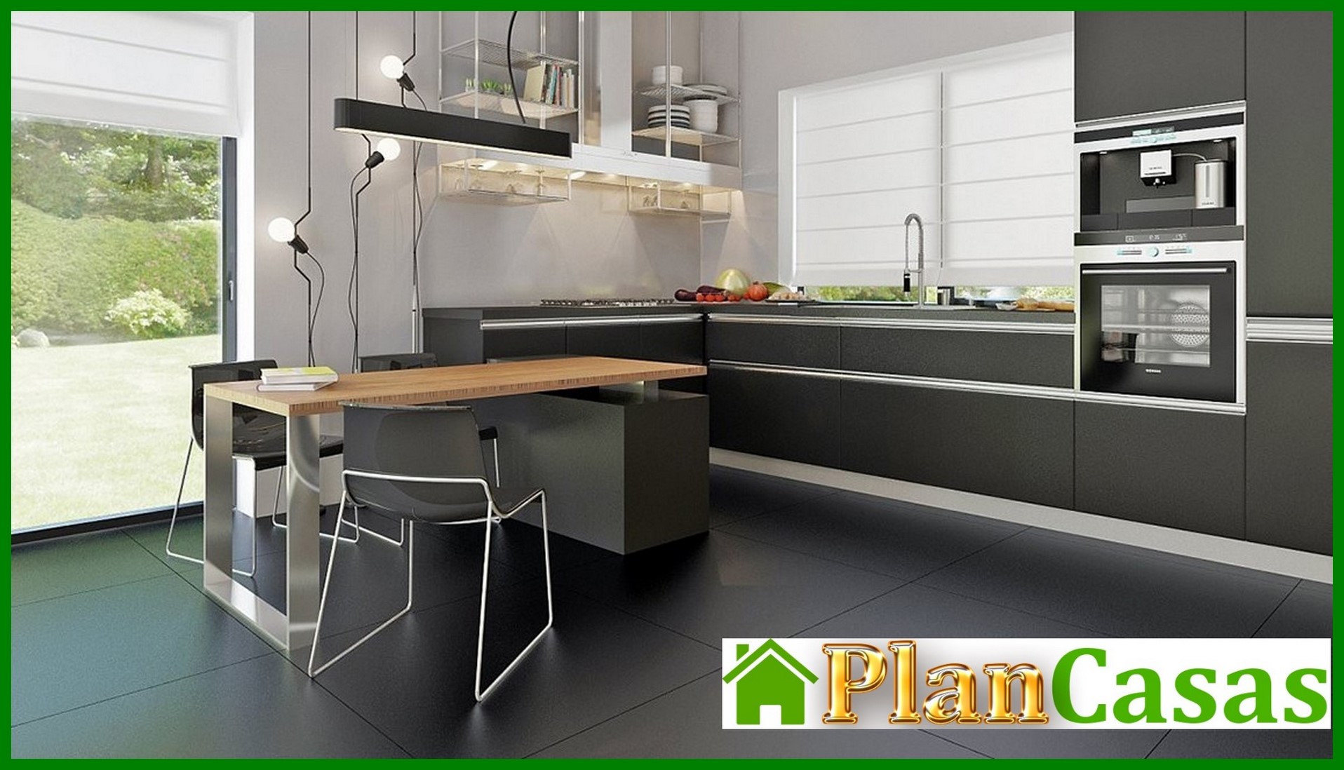 Visualization gallery - Project of a modern house with a frontal living room