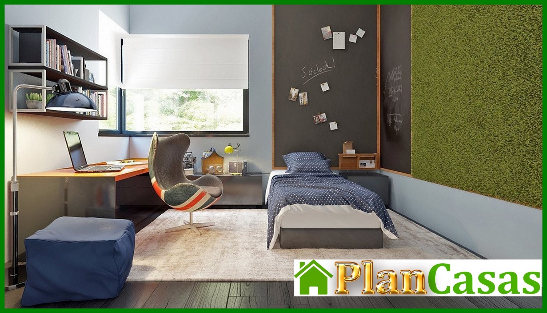 Visualization gallery - Project of a modern house with a frontal living room