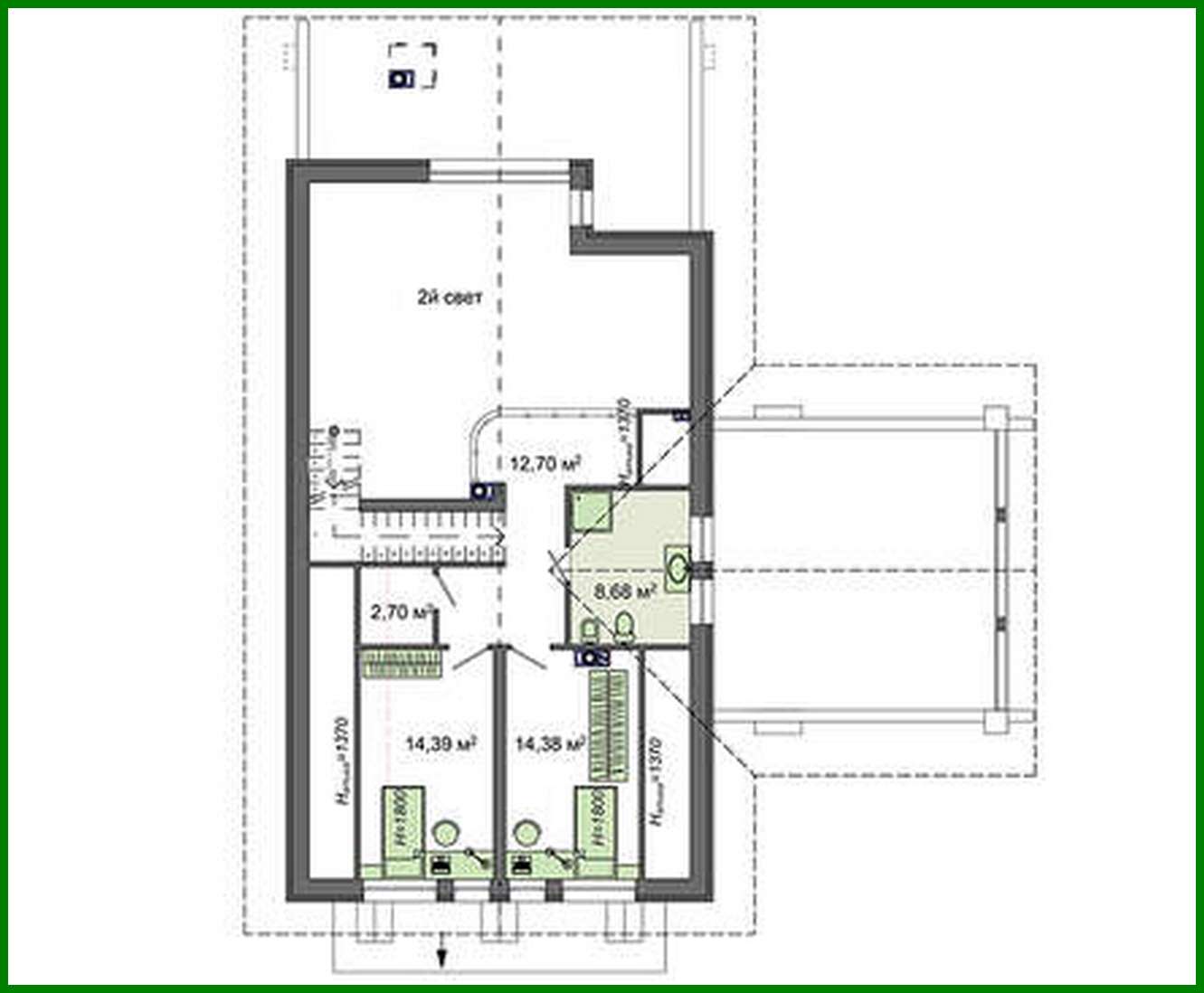 Visualization gallery - Beautiful apartment building with an unusual garage solution