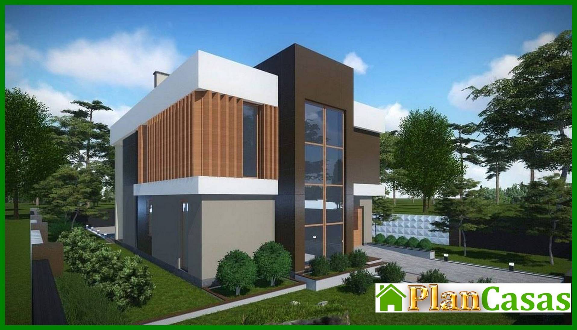 Visualization gallery - Beautiful modern Art Nouveau cottage