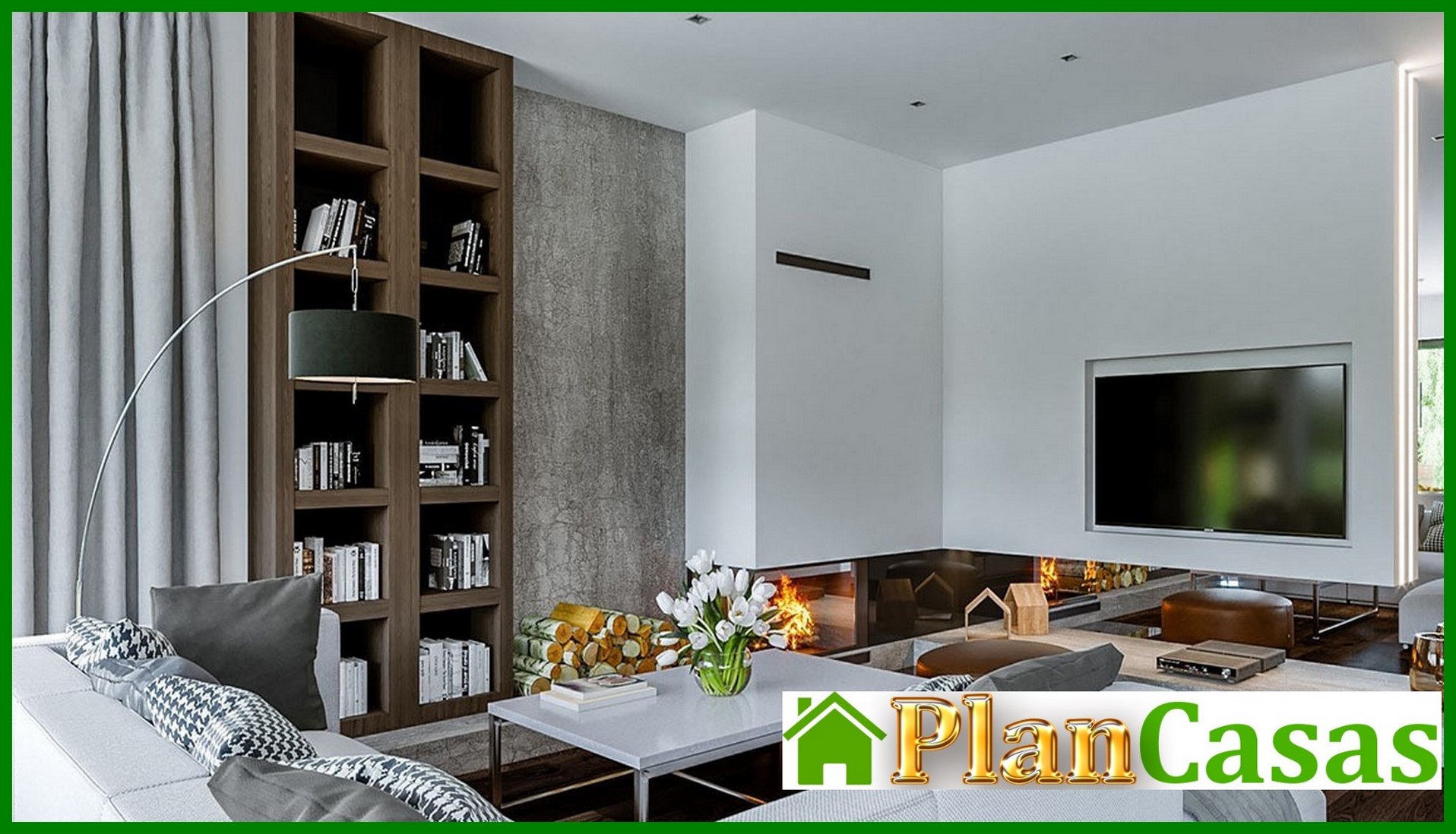 Visualization gallery - Beautiful project of a two-story house in the style of minimalism