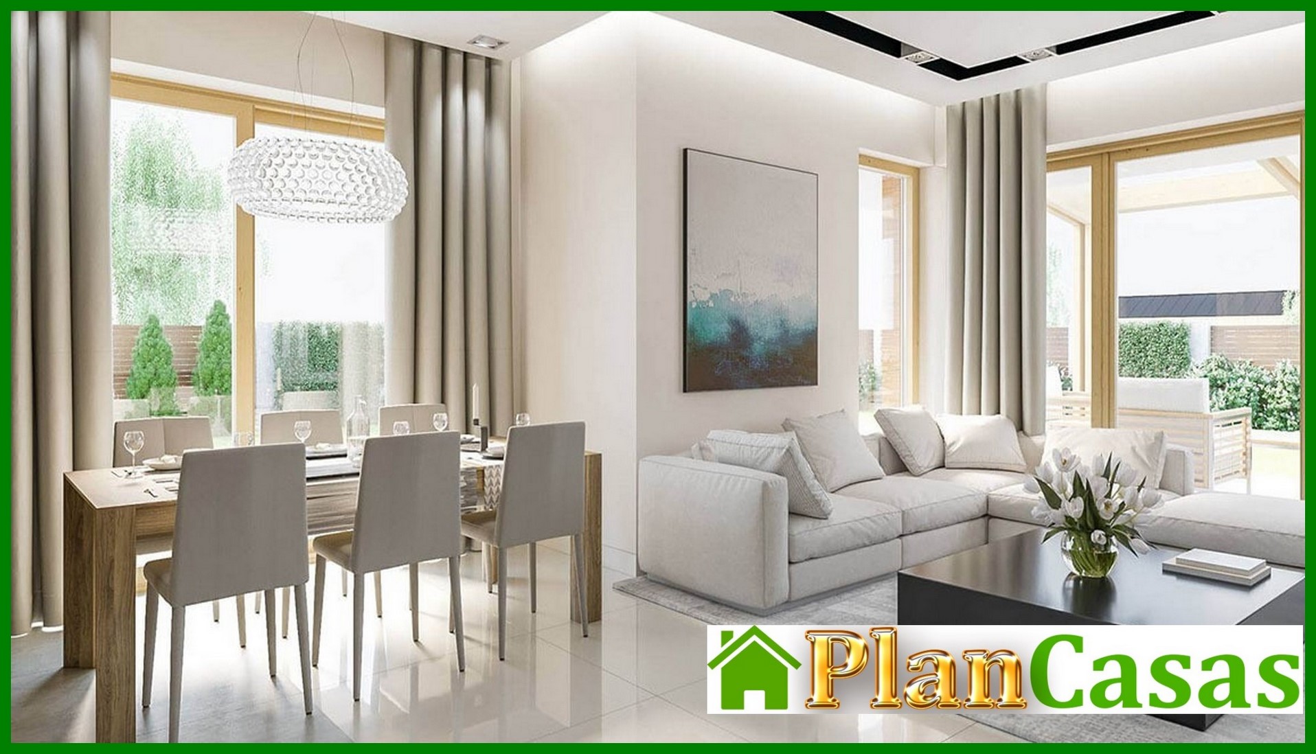 Visualization gallery - A delightful house building with wooden columns