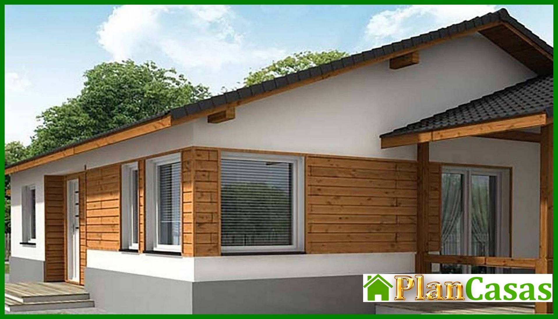 Visualization gallery - One-floor Three-Bedroom Cottage