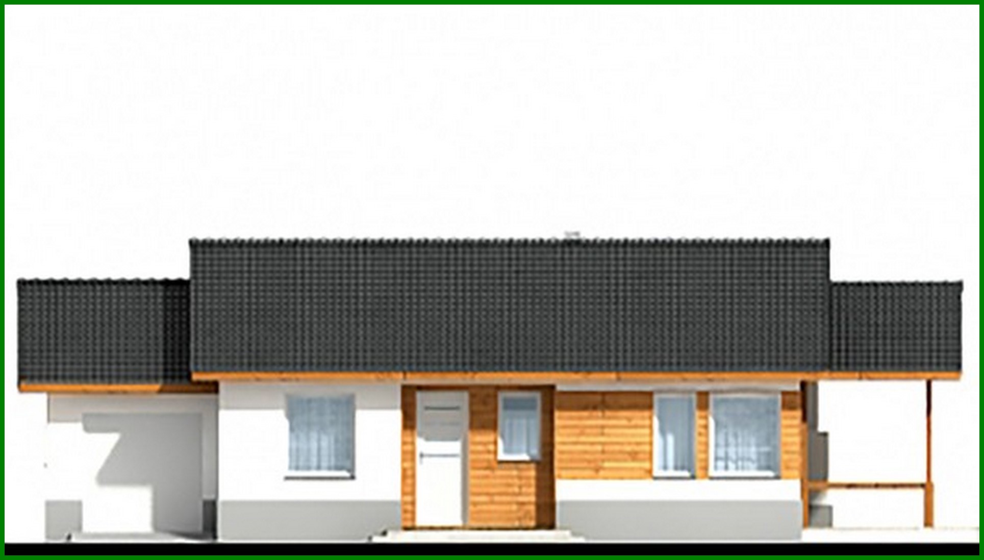 Visualization gallery - One-floor Three-Bedroom Cottage
