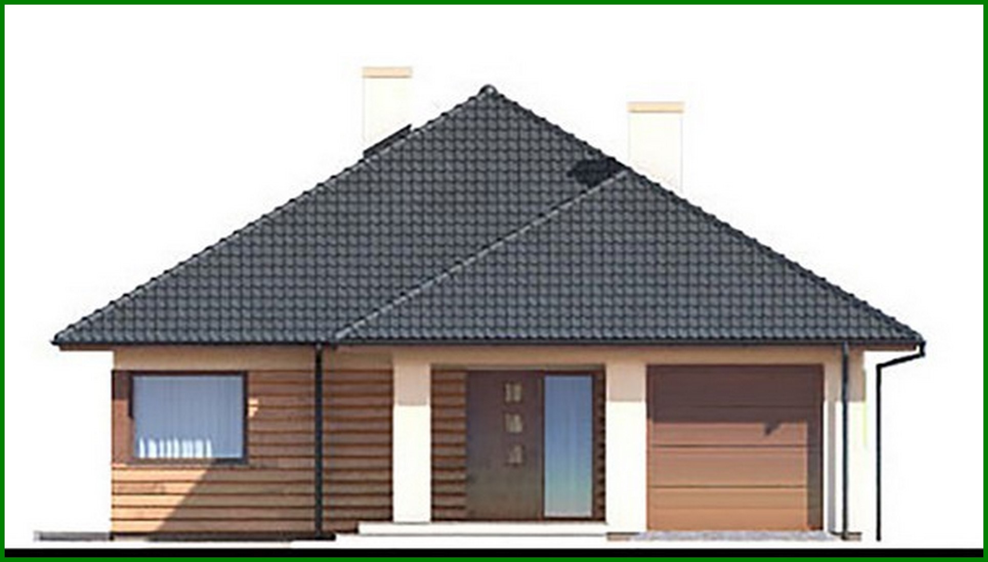 Visualization gallery - Beautiful house for a suburban residential area of 60 squares