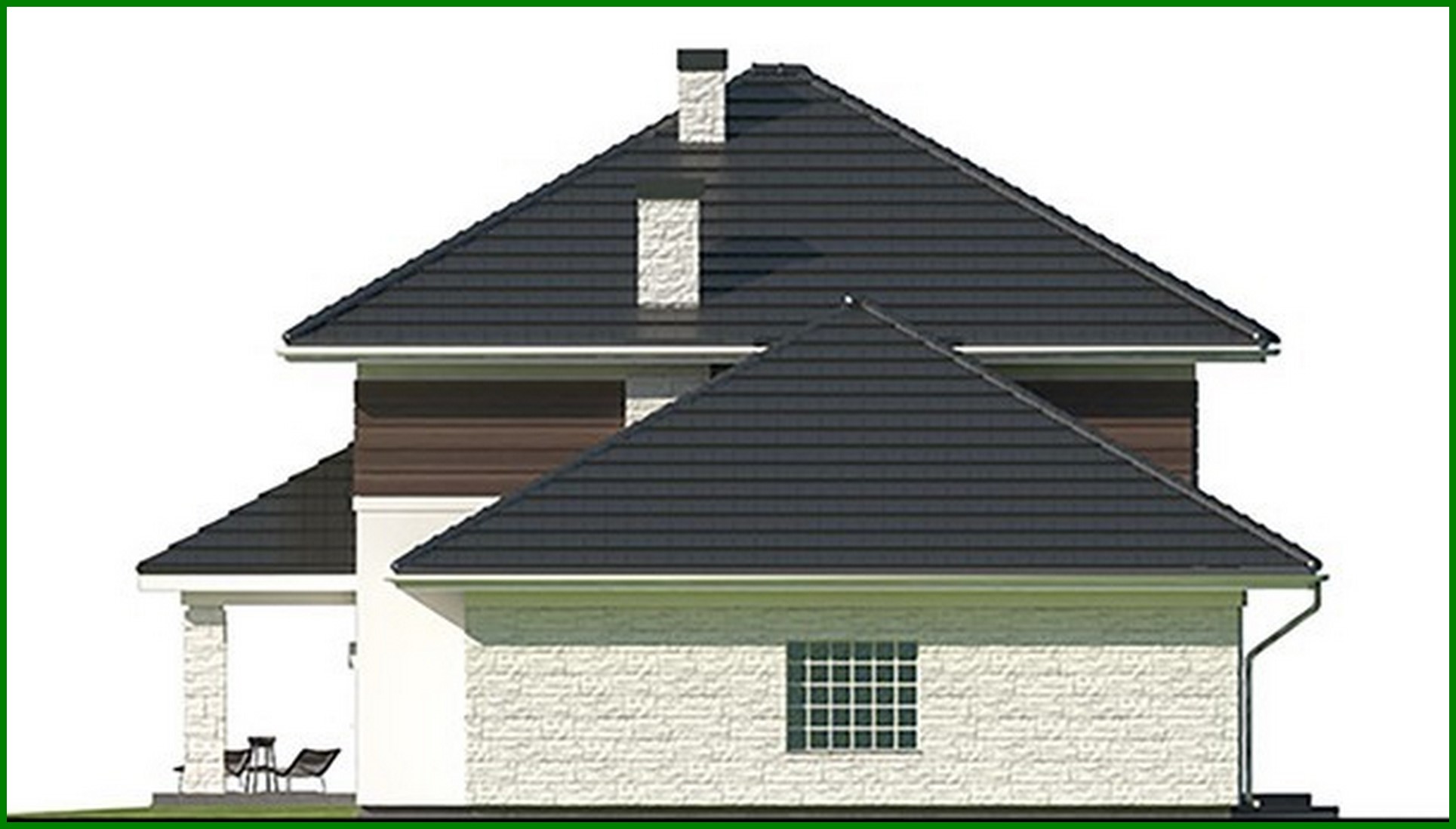 Visualization gallery - Five-bedroom townhouse with spacious garage