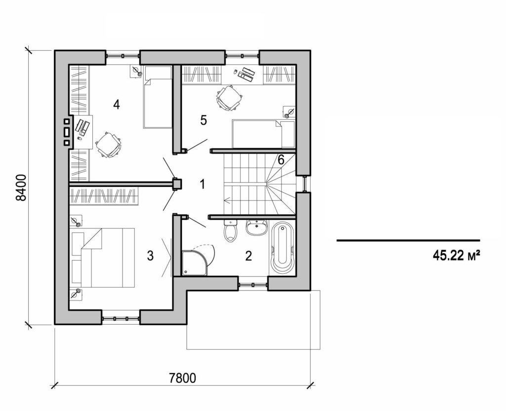 Visualization gallery - Two storey house