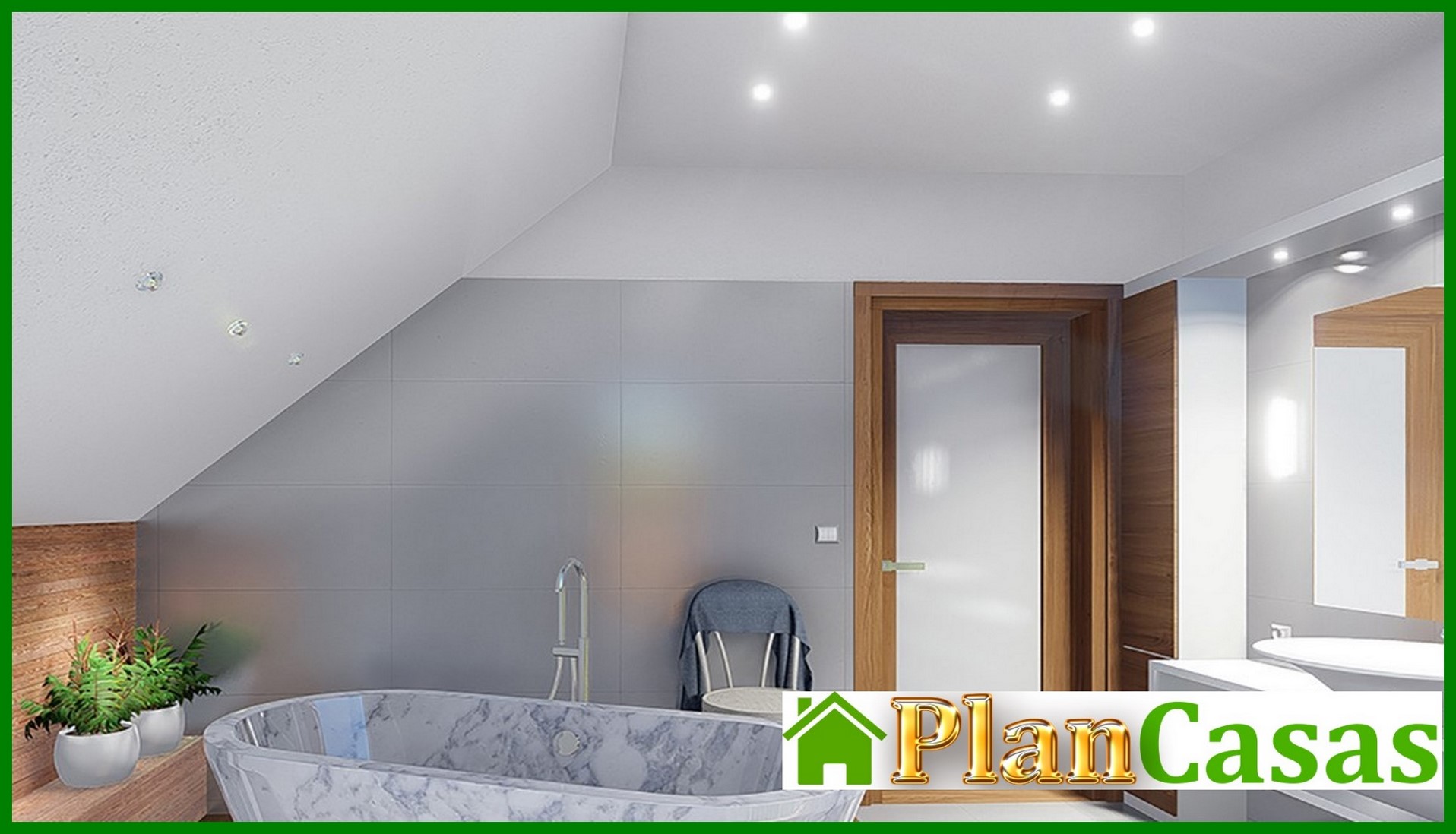 Visualization gallery - Residential building with attic and garage