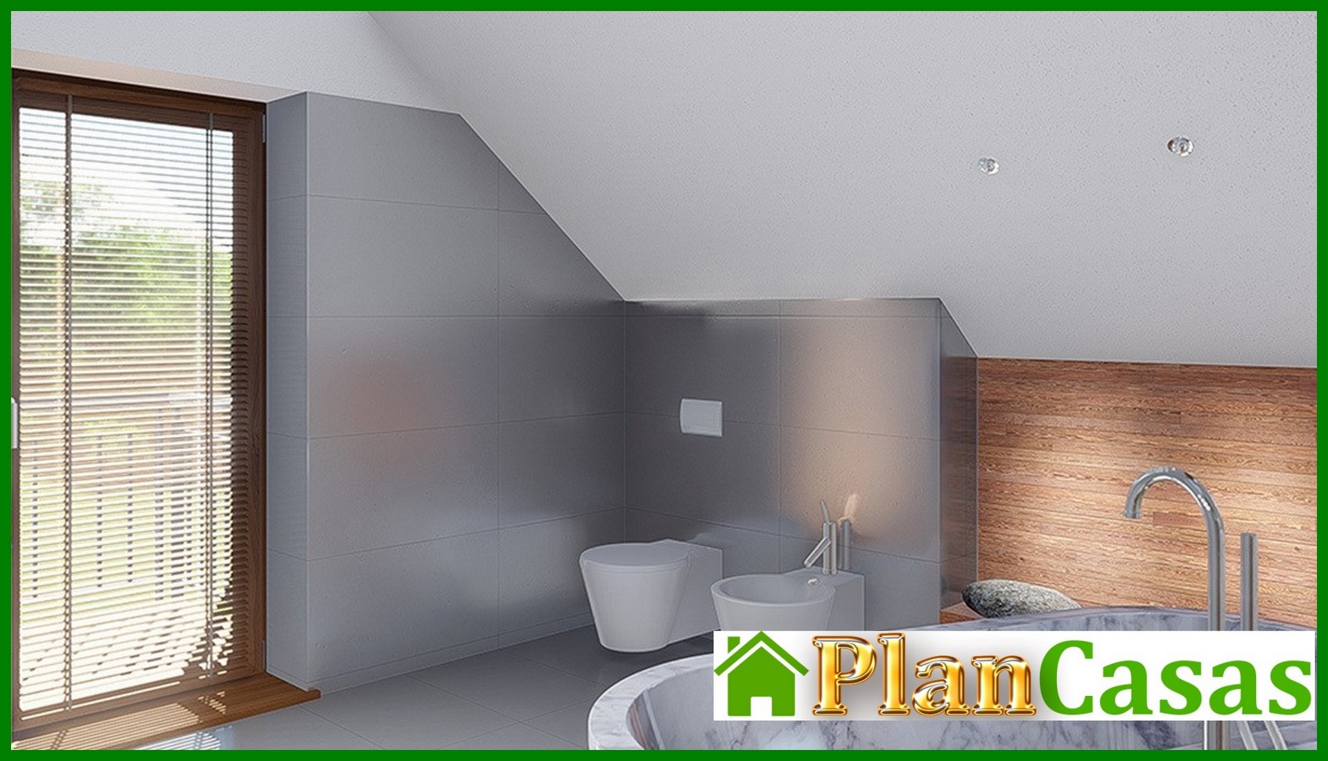 Visualization gallery - Residential building with attic and garage