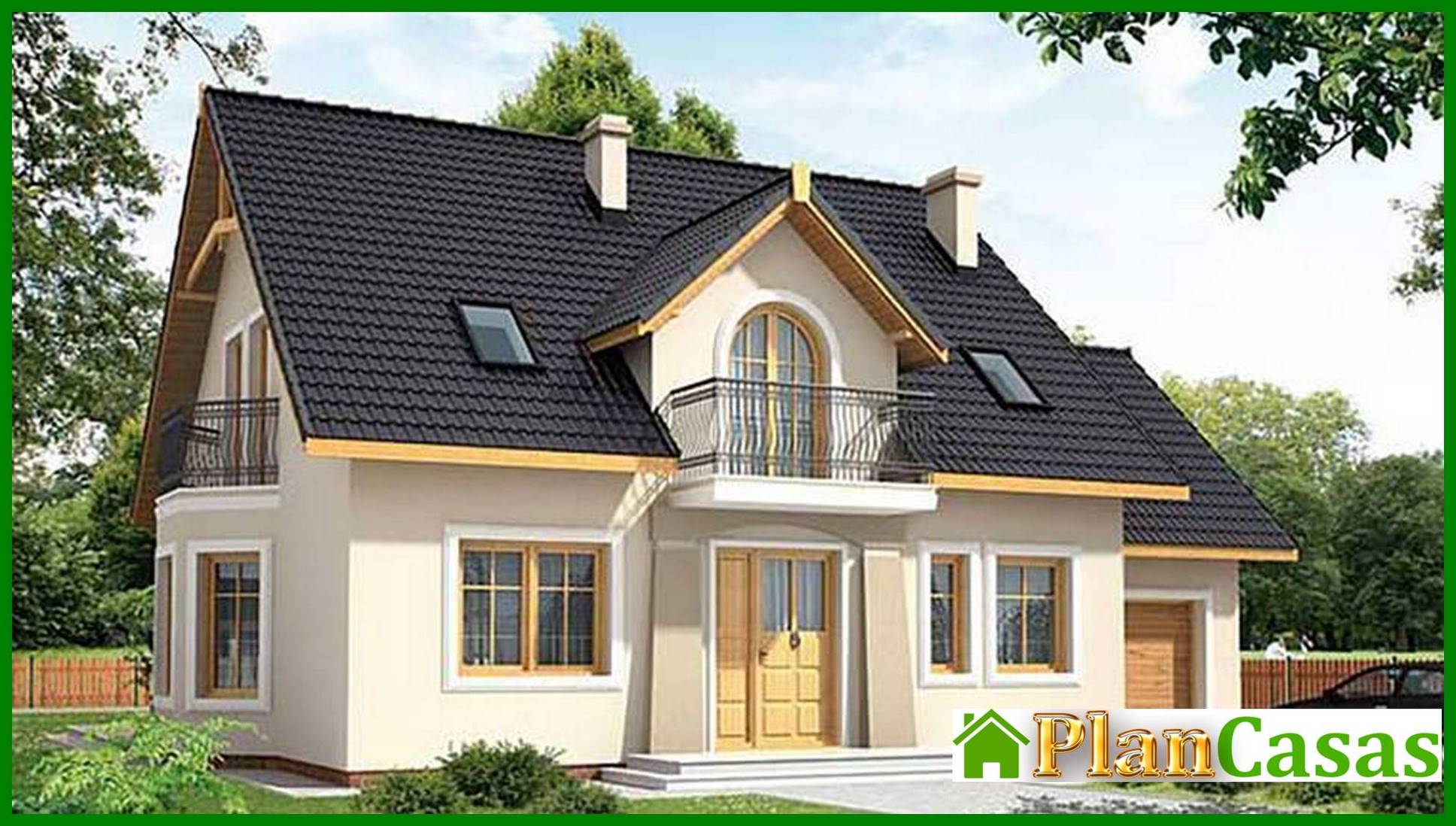 Visualization gallery - Luxury country house with bay window