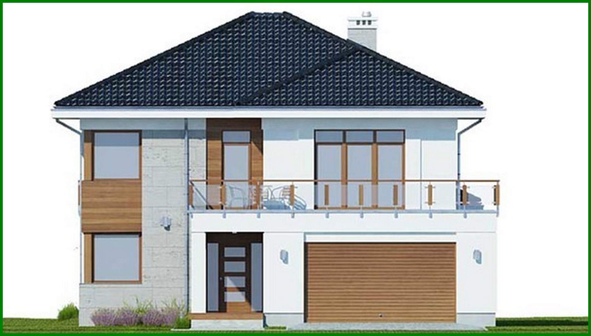 Visualization gallery - Beautiful house with a large terrace