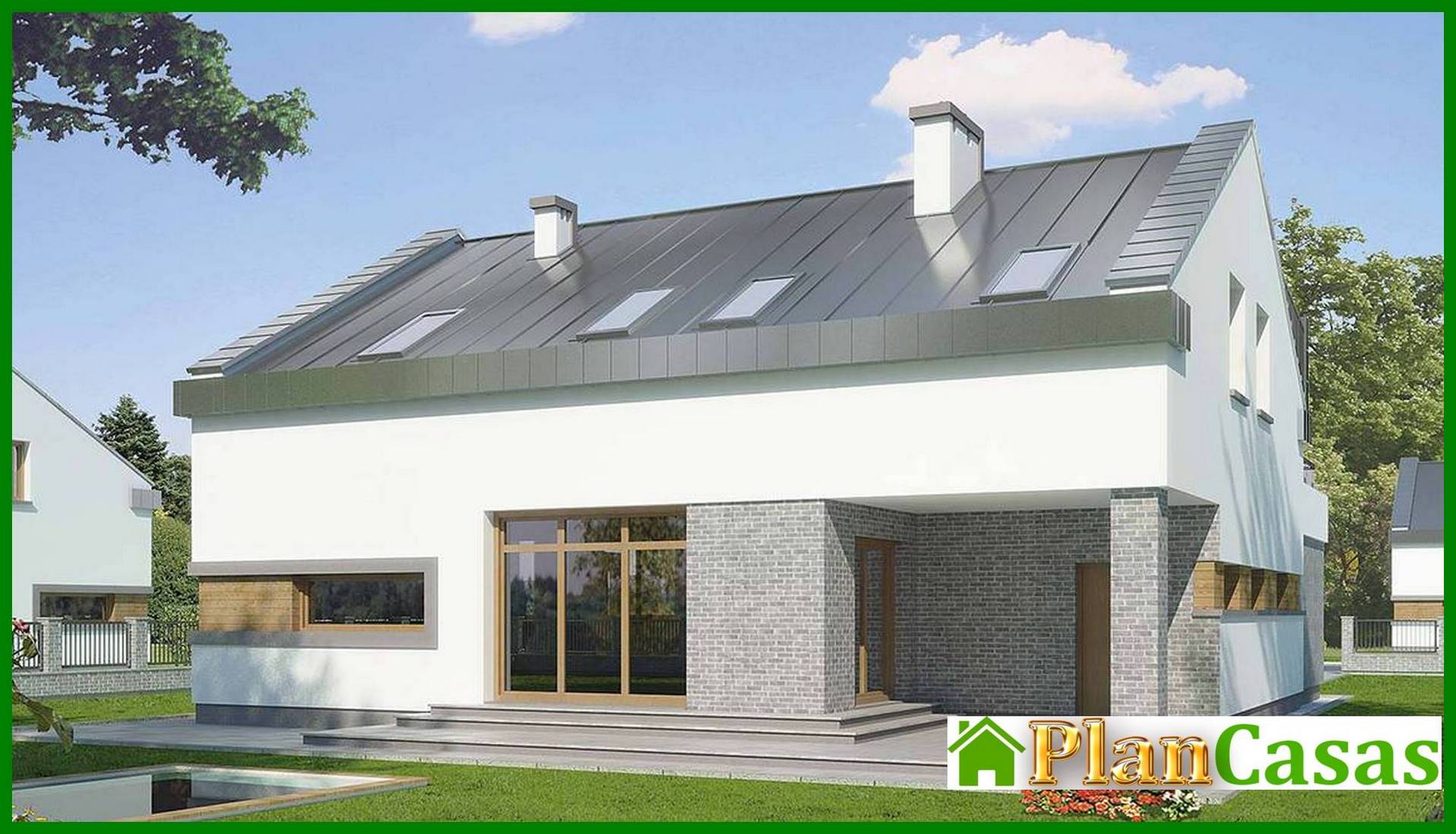 Visualization gallery - A solid five-bedroom country house project