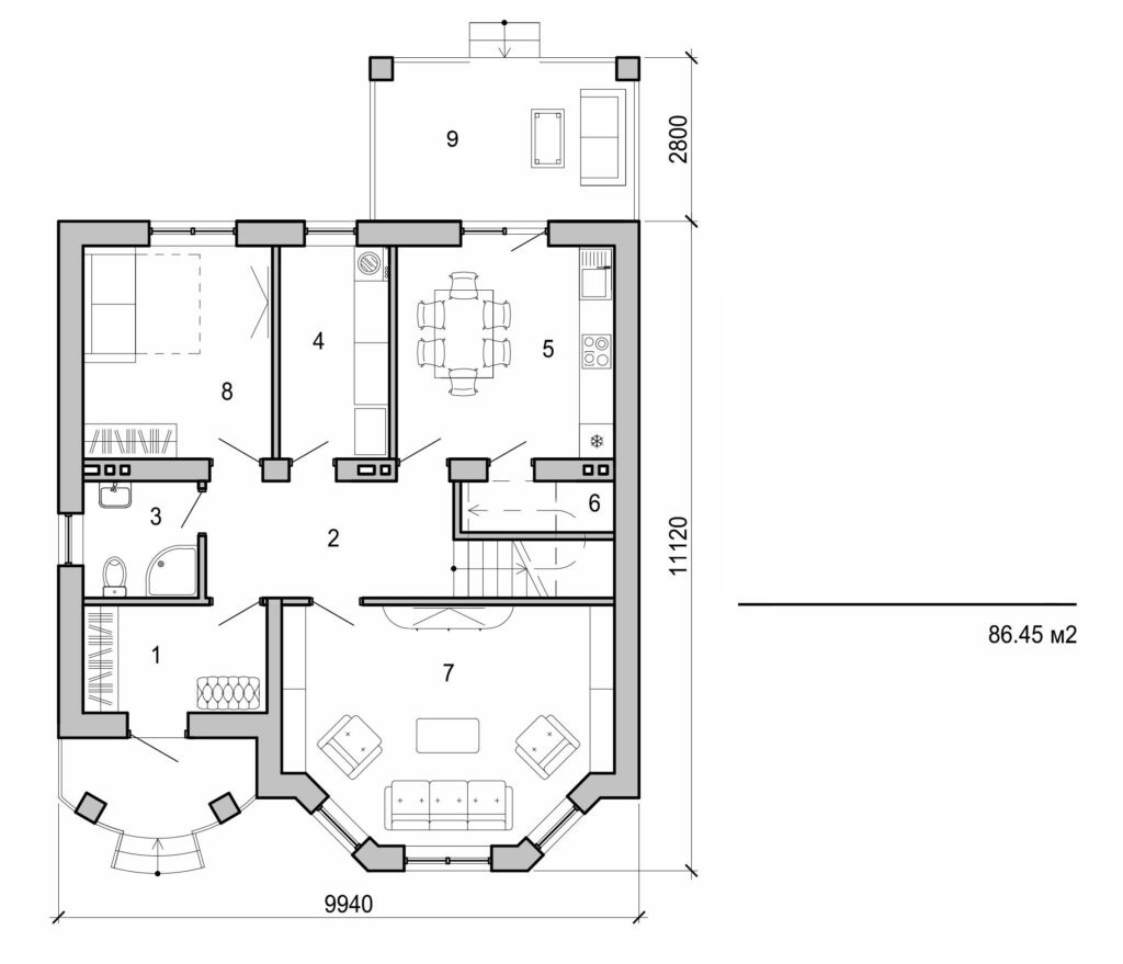 Visualization gallery - Two storey house