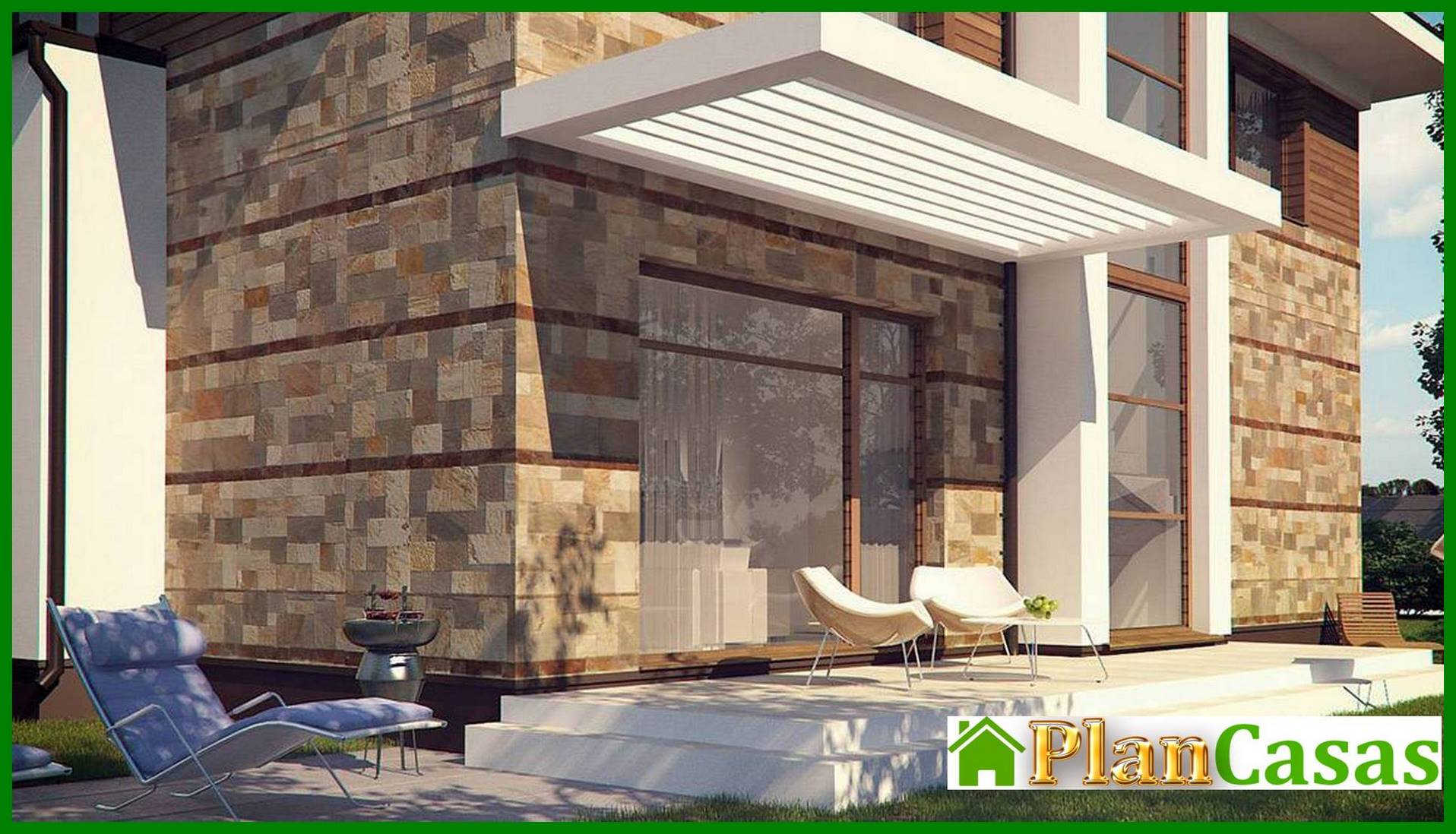 Visualization gallery - The project of a spacious two-story house with a sauna