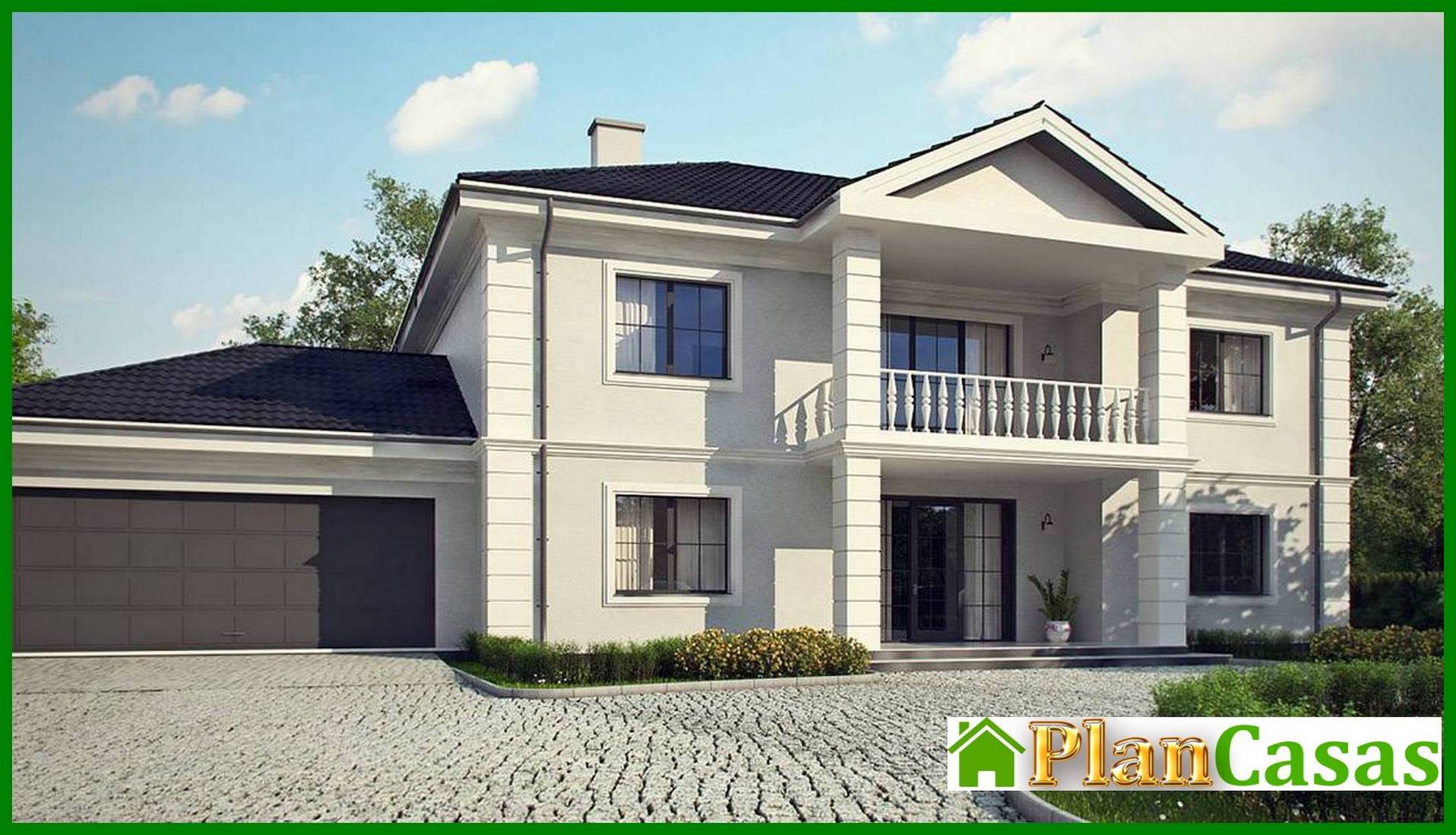 Visualization gallery - The project of the mansion in the noble style