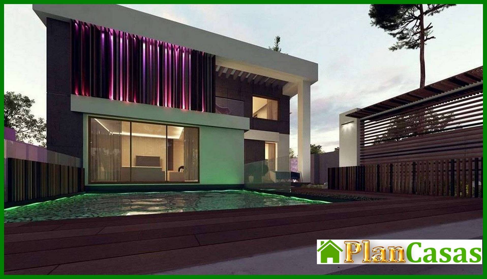 Visualization gallery - High-tech fashionable two-story house project