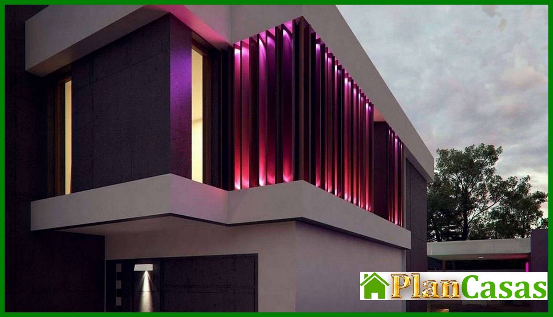 Visualization gallery - High-tech fashionable two-story house project