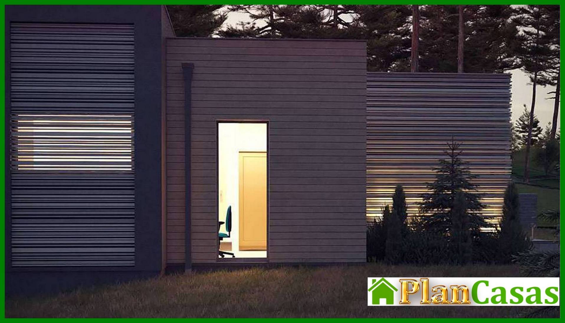 Visualization gallery - The project of a modern comfortable one-story house