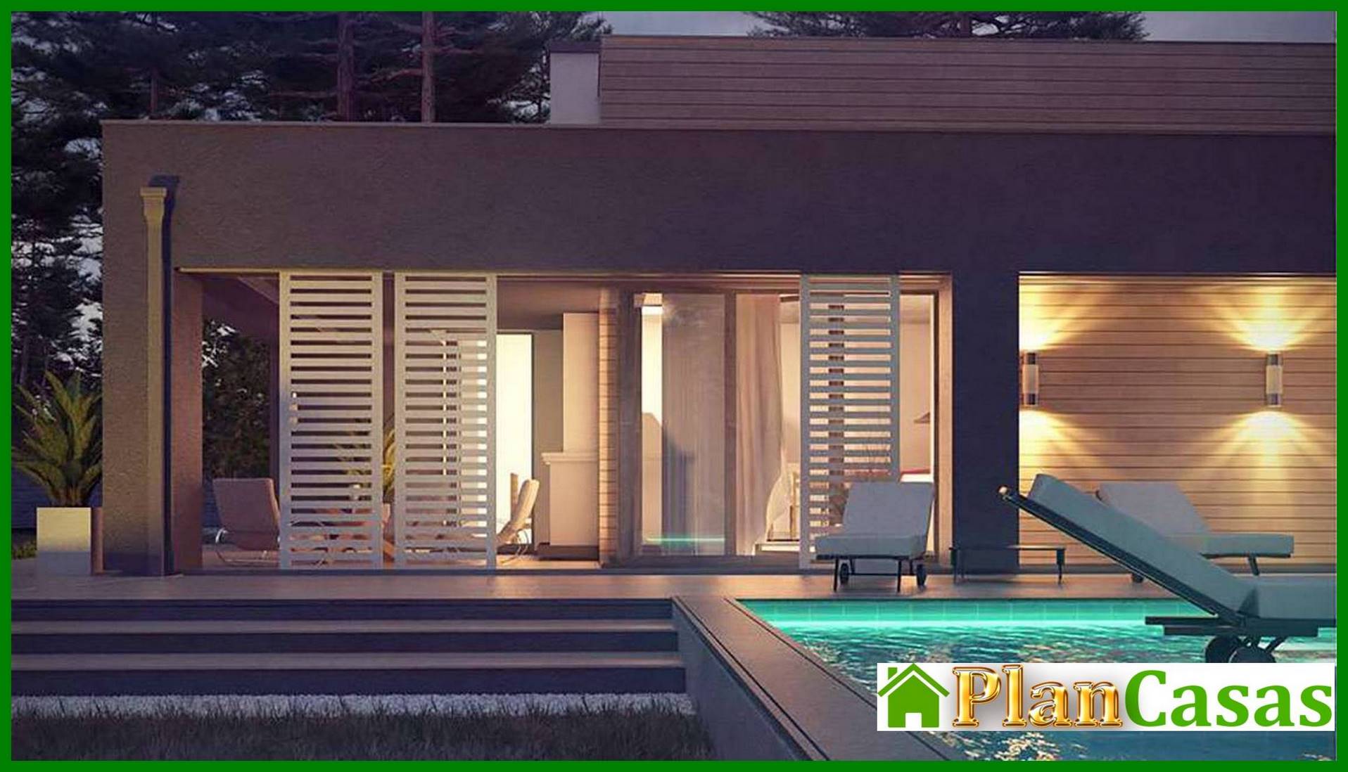 Visualization gallery - The project of a modern comfortable one-story house