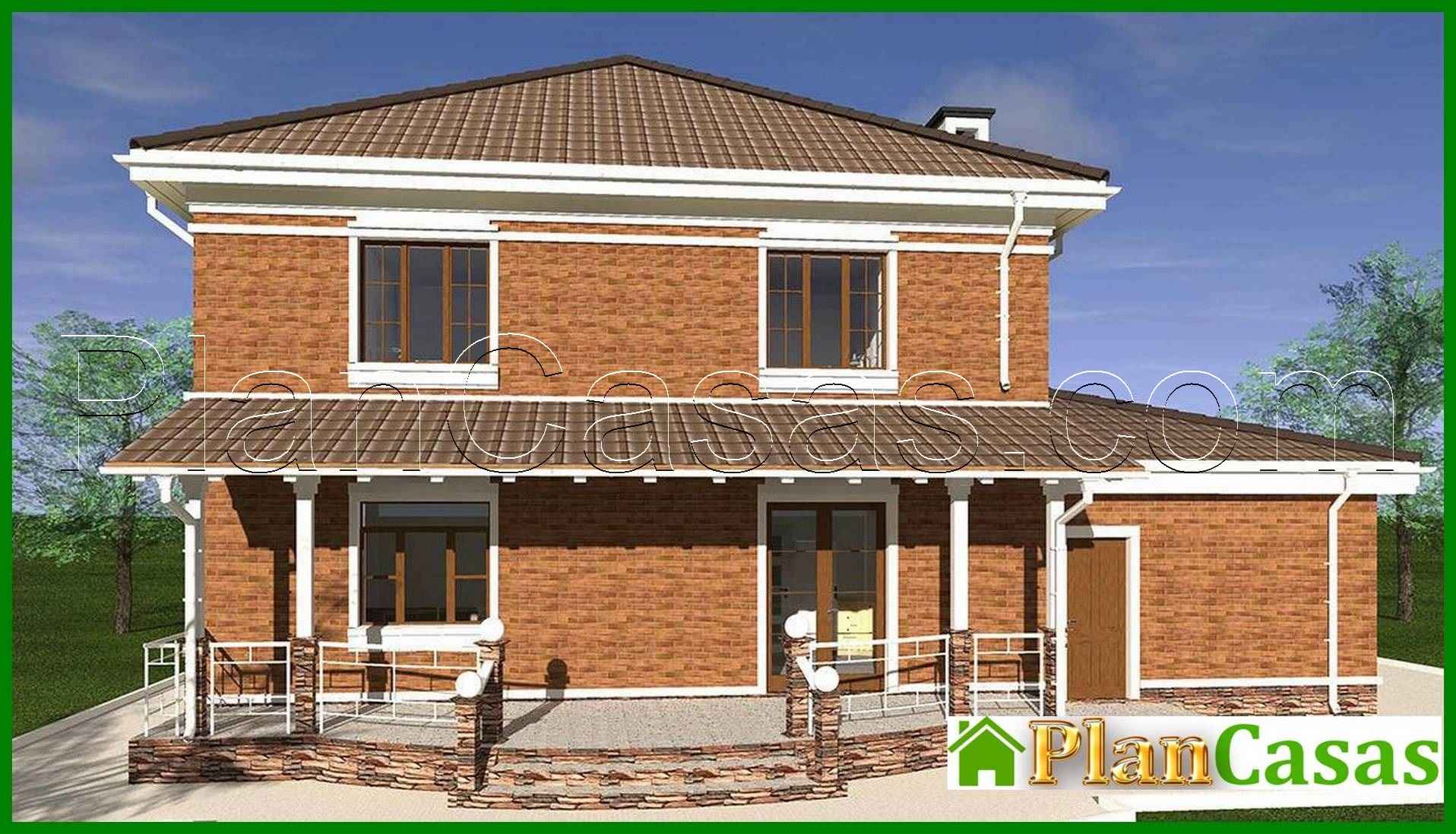 Visualization gallery - Original project of a delightful two-story apartment building with bay window