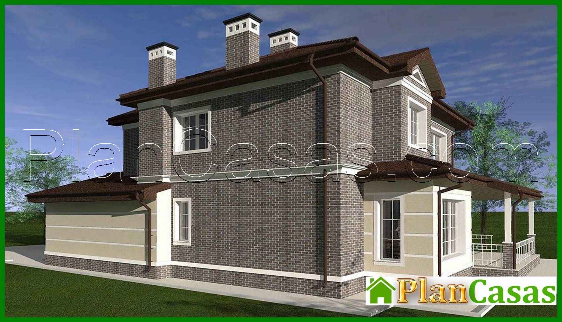 Visualization gallery - Beautiful Project of a two-storey house with luxury apartments for the owner