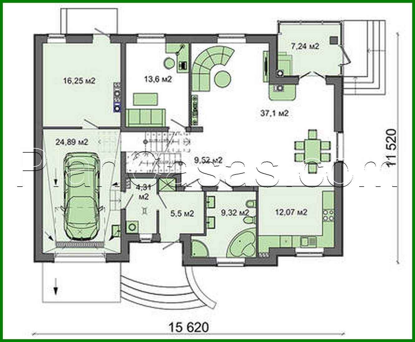 Visualization gallery - Spectacular residential building with an original roof