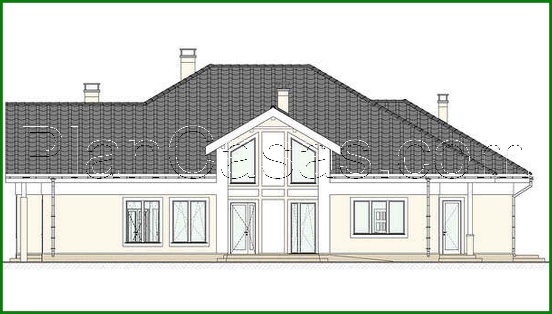 Visualization gallery - The project of a spacious house for a large family with an area of 248 square meters