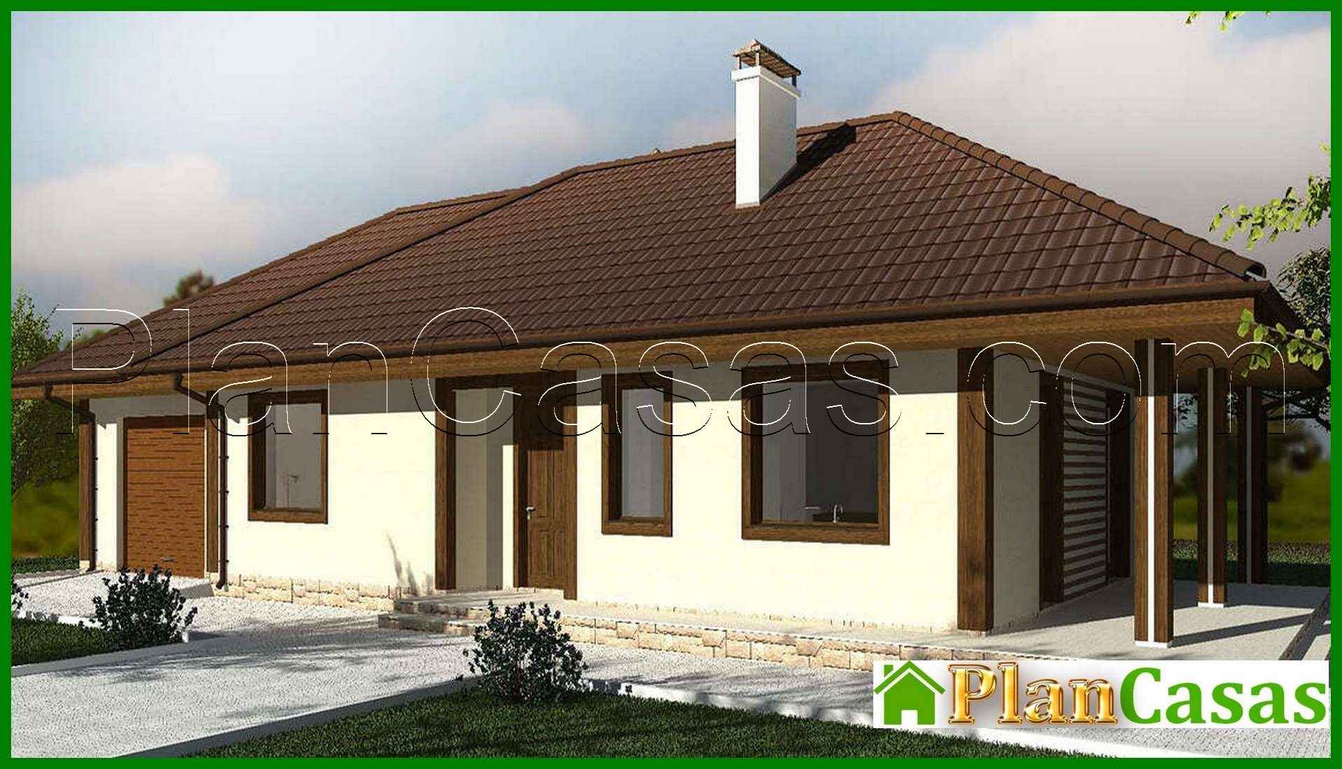 One storey house project house plan