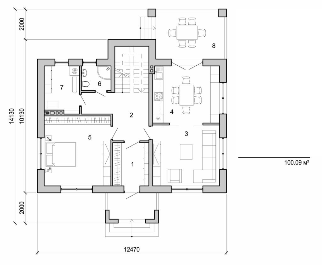 Visualization gallery - Two storey house