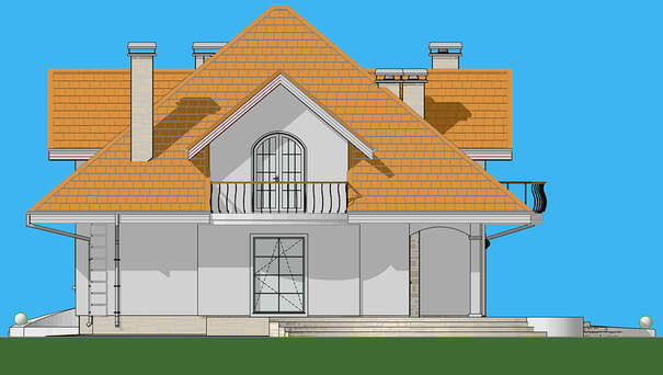 Visualization gallery - The project of a modern cottage with an area of ​​316 square meters m with ground floor