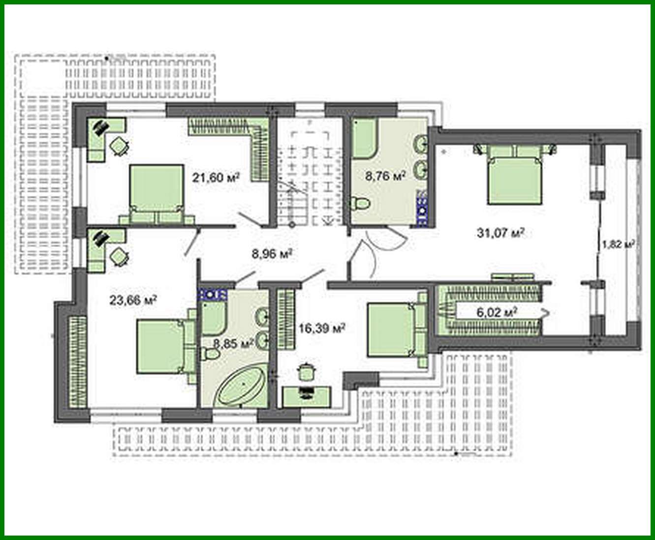 Visualization gallery - Beautiful mansion in a modern style