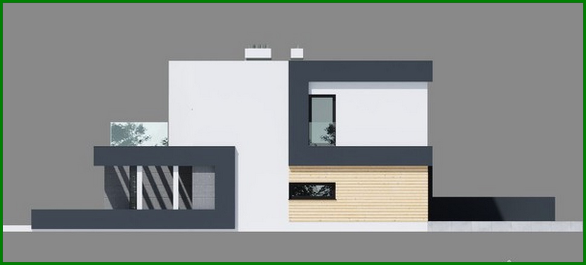 Visualization gallery - Two-story house with six bedrooms