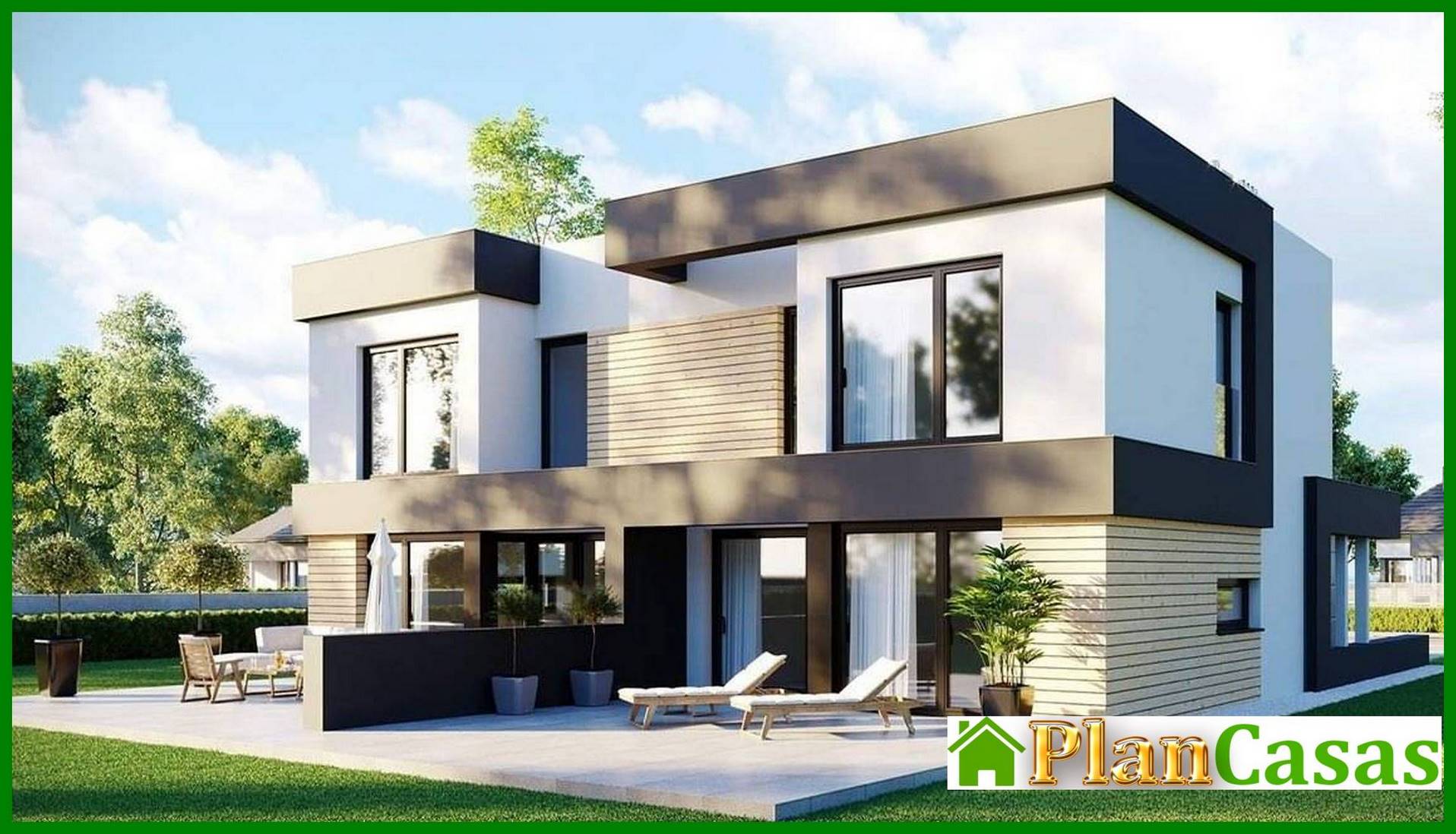 Visualization gallery - Two-story house with six bedrooms