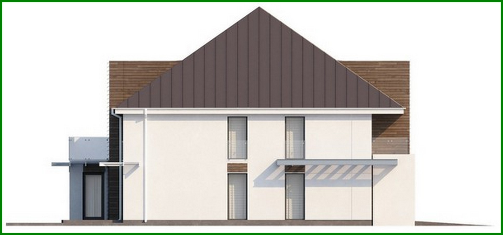 Visualization gallery - The project of a chic modern mansion