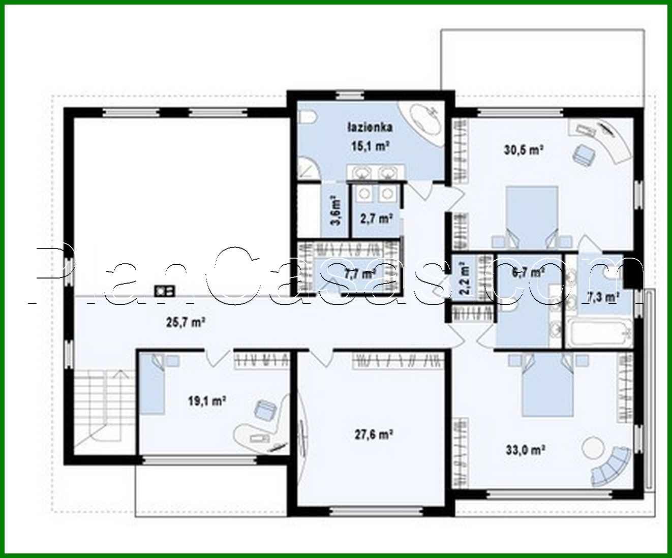 Visualization gallery - The project of a chic modern mansion