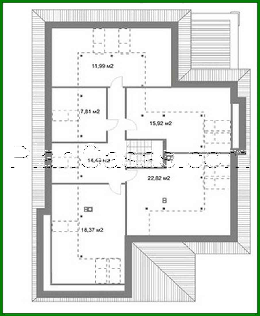 Visualization gallery - House project with exposed frontal garage