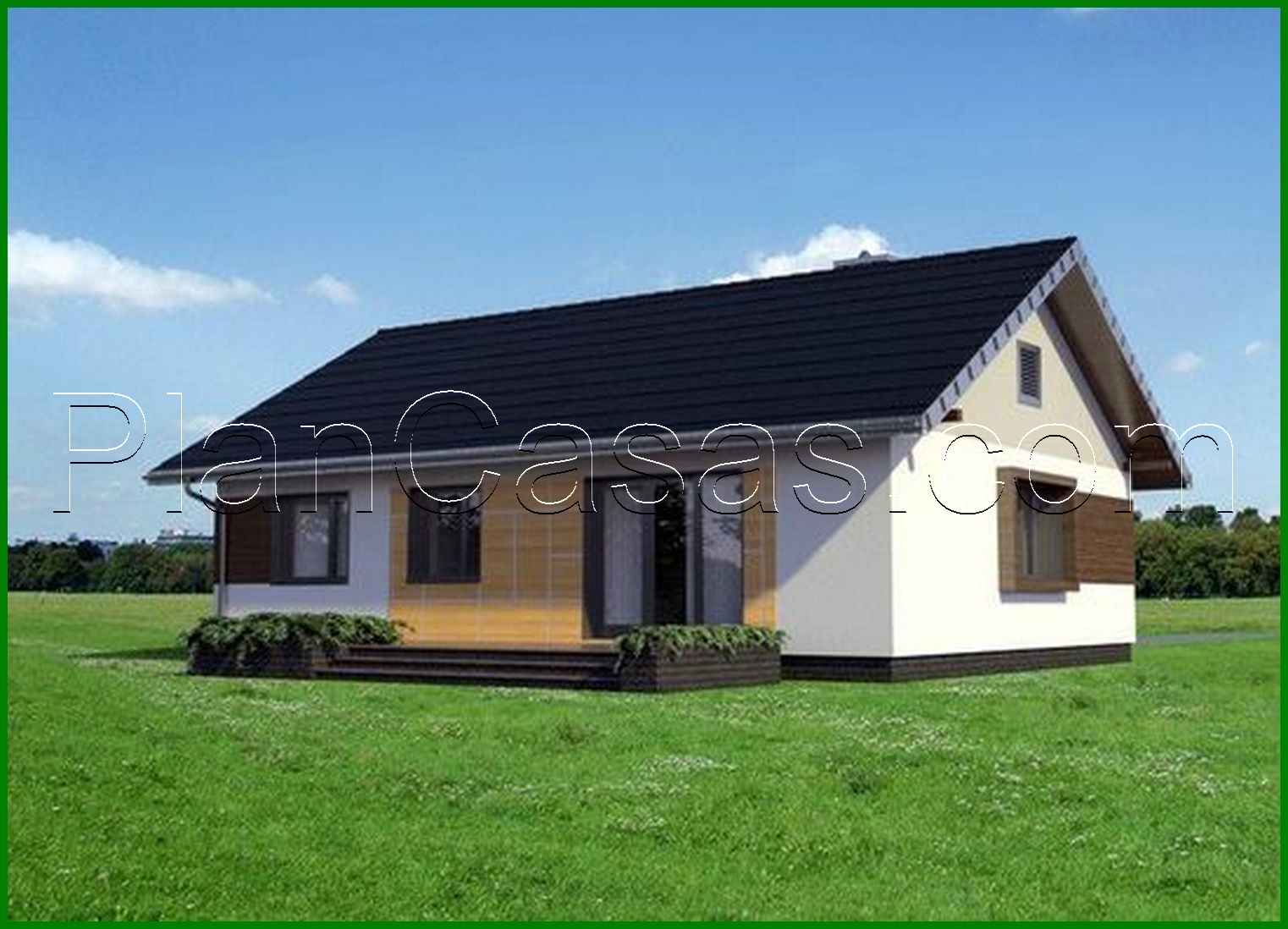 Visualization gallery - One-storey manor of rectangular shape 13 by 10