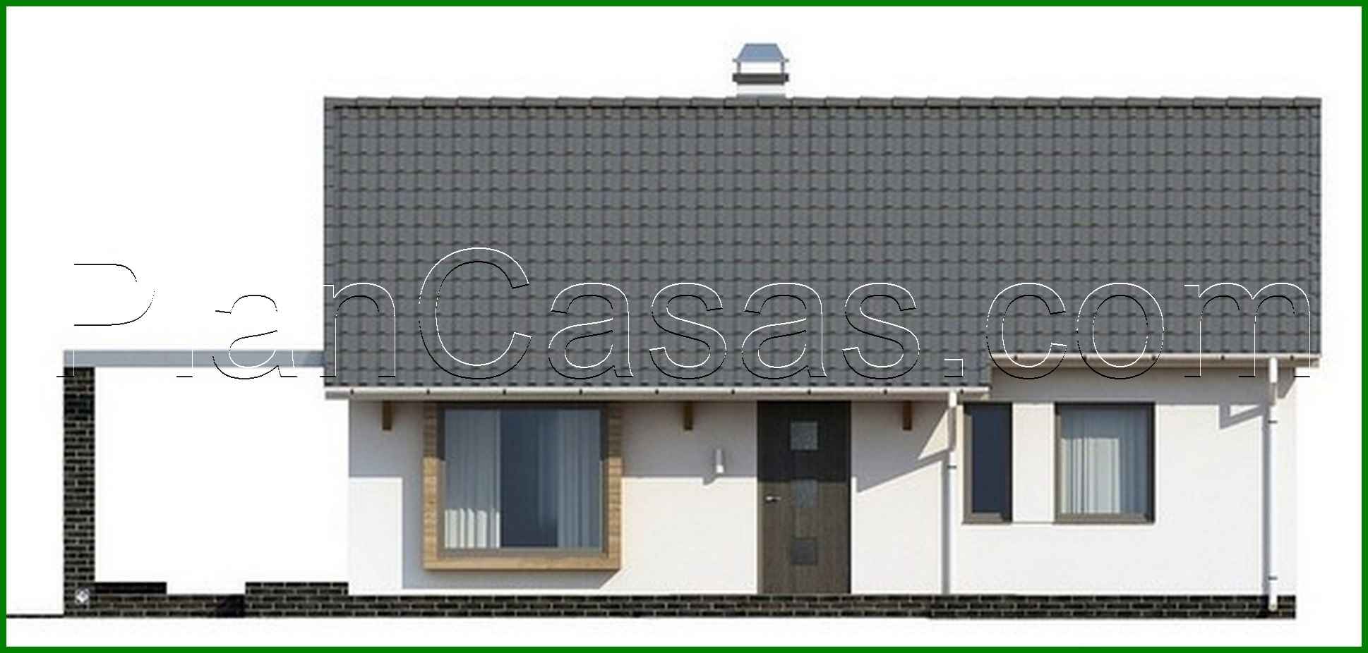 Visualization gallery - The project of a small one-story cottage