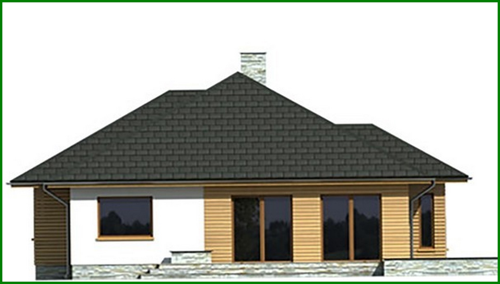 Visualization gallery - Modern house with a living area of over 100 squares