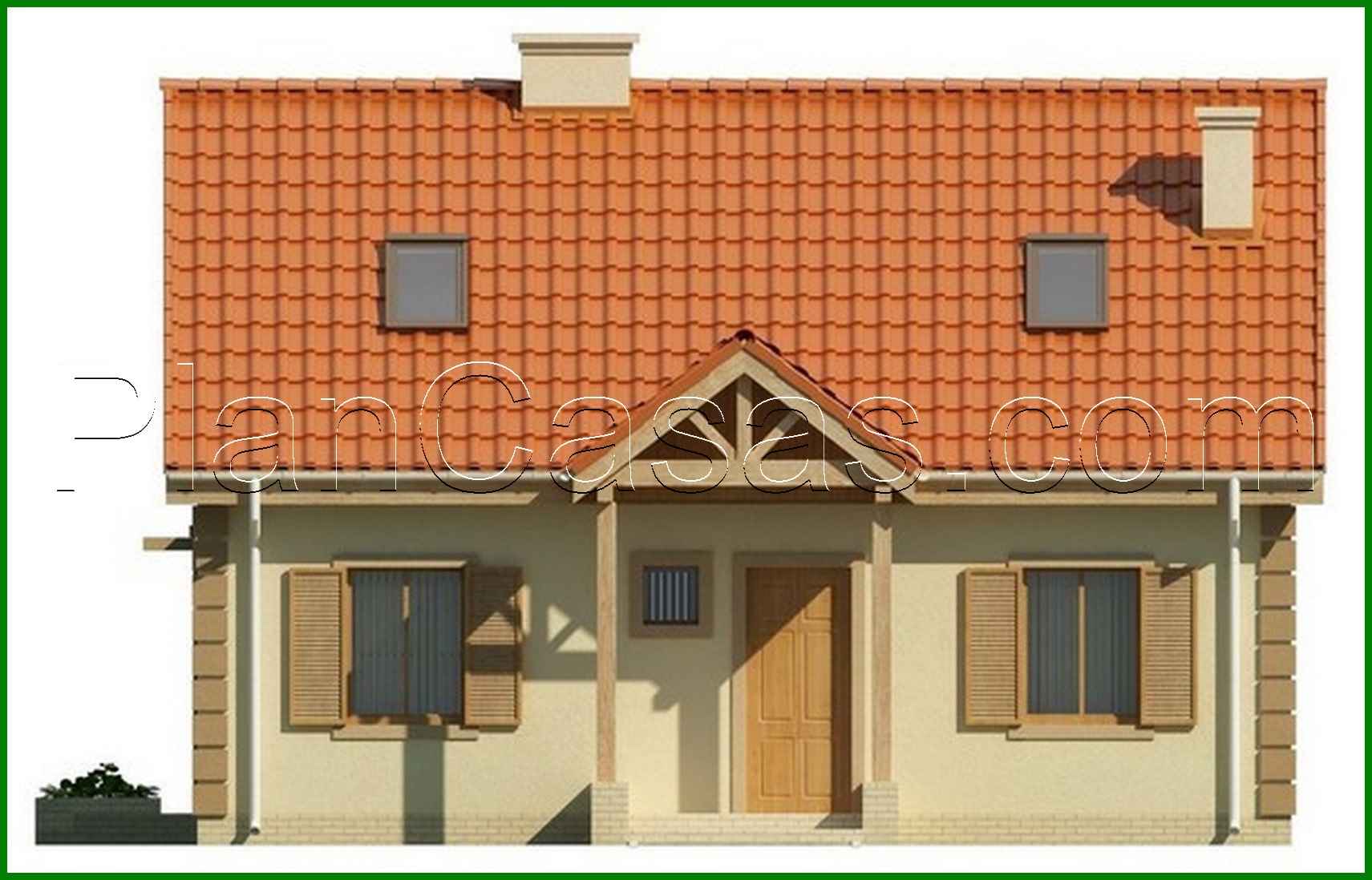 Visualization gallery - The project of a cozy house with an additional bedroom