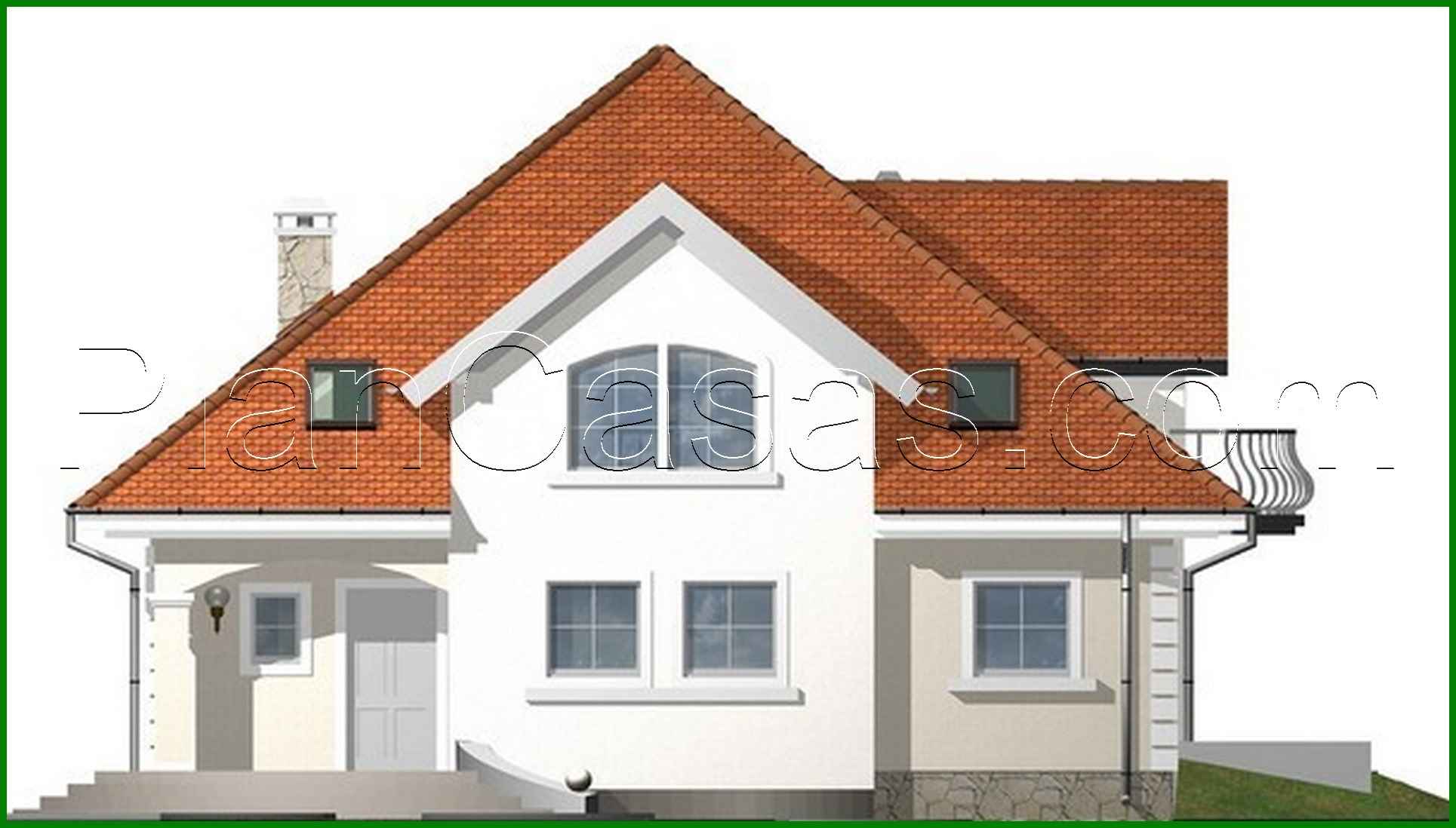 Visualization gallery - Cottage project with balconies