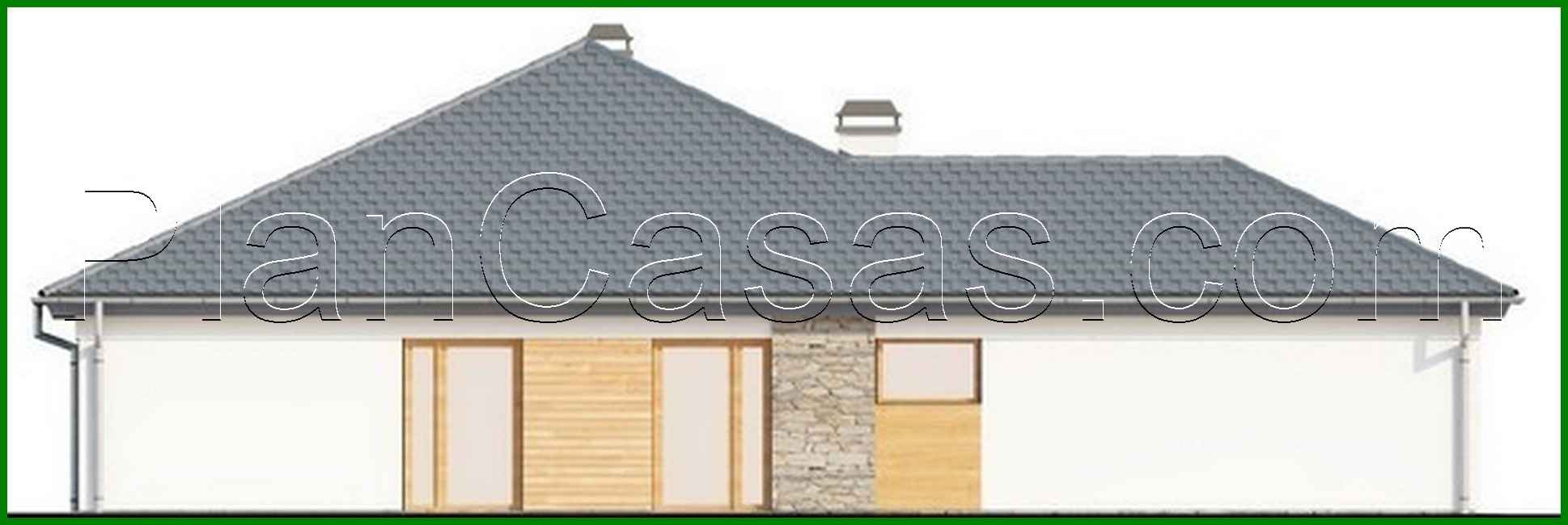 Visualization gallery - House project with frontal garage