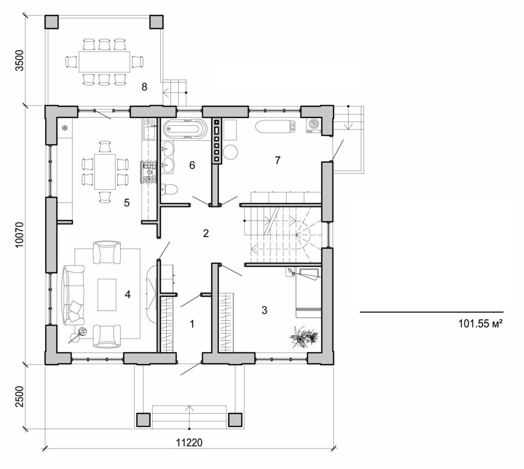 Visualization gallery - Two storey house