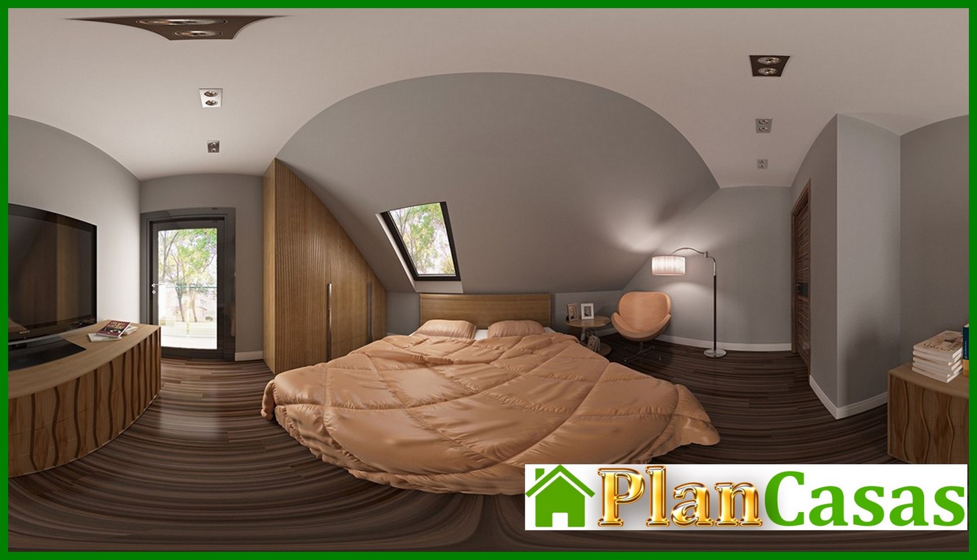 Visualization gallery - Project of a house with a kitchen on the south side